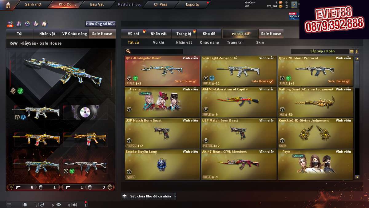 shop acc cf uy tin gia re
